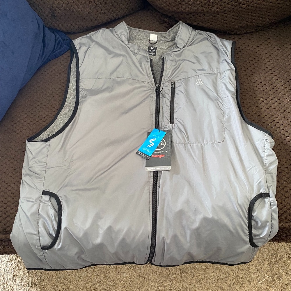 ATG x Wrangler Reversible Classic Vest -- NWOT